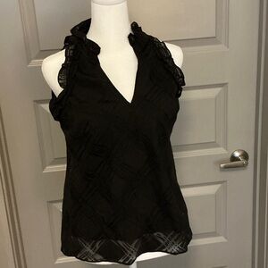 Express Elegant Black Sleeveless Top